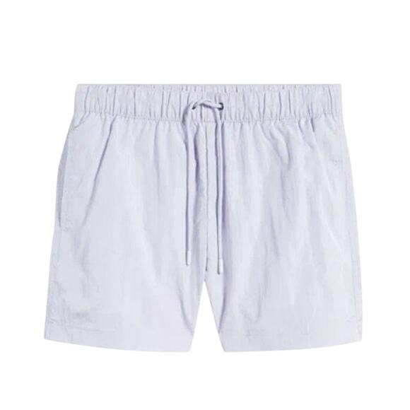 Open Edit Nylon Swim Trunks in Iridescent Purple Puff - Picture 1 of 4